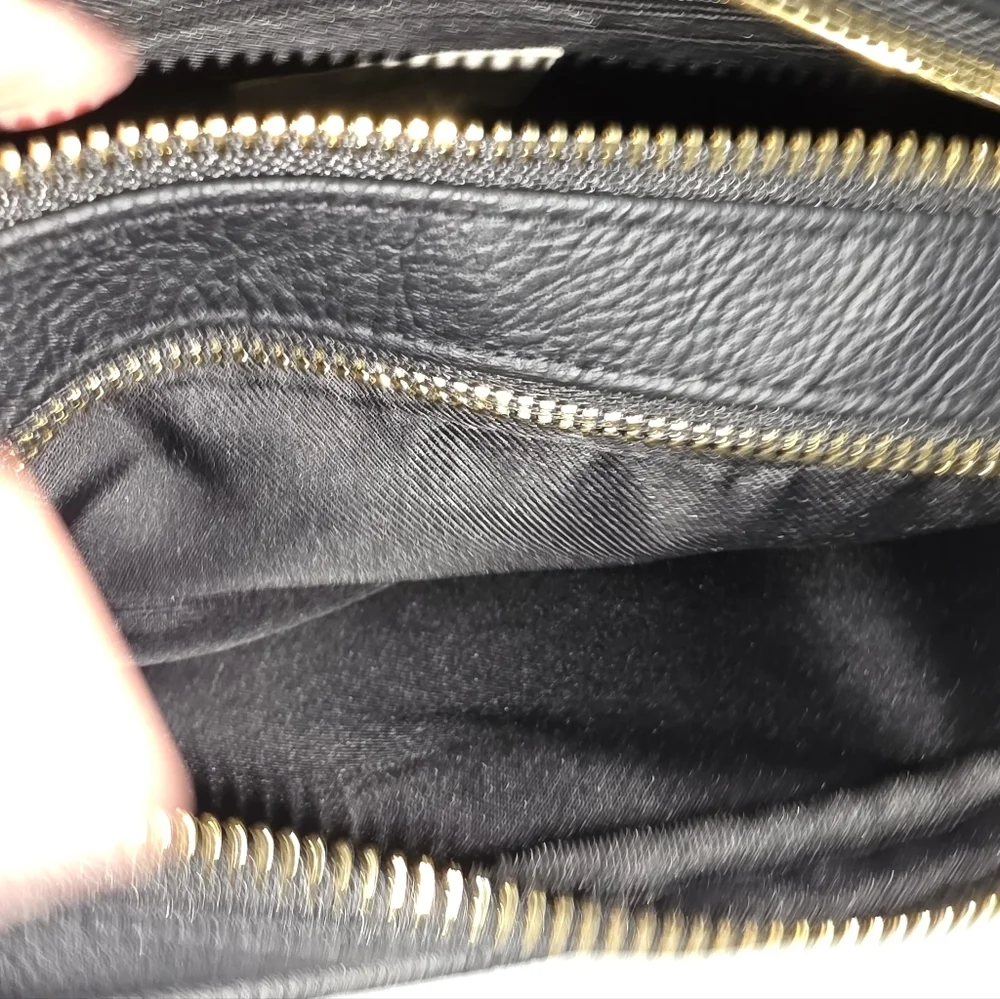 Universal Thread Black Camera/Crossbody Bag - Pebbled Finish